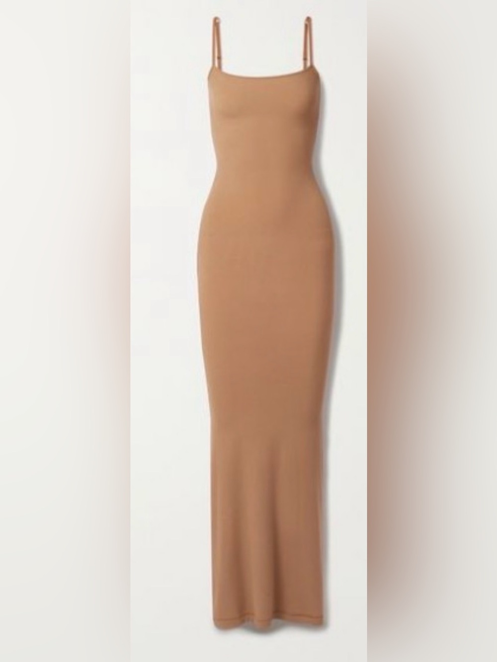 SKIMS Camel Bodycon Maxi dress
